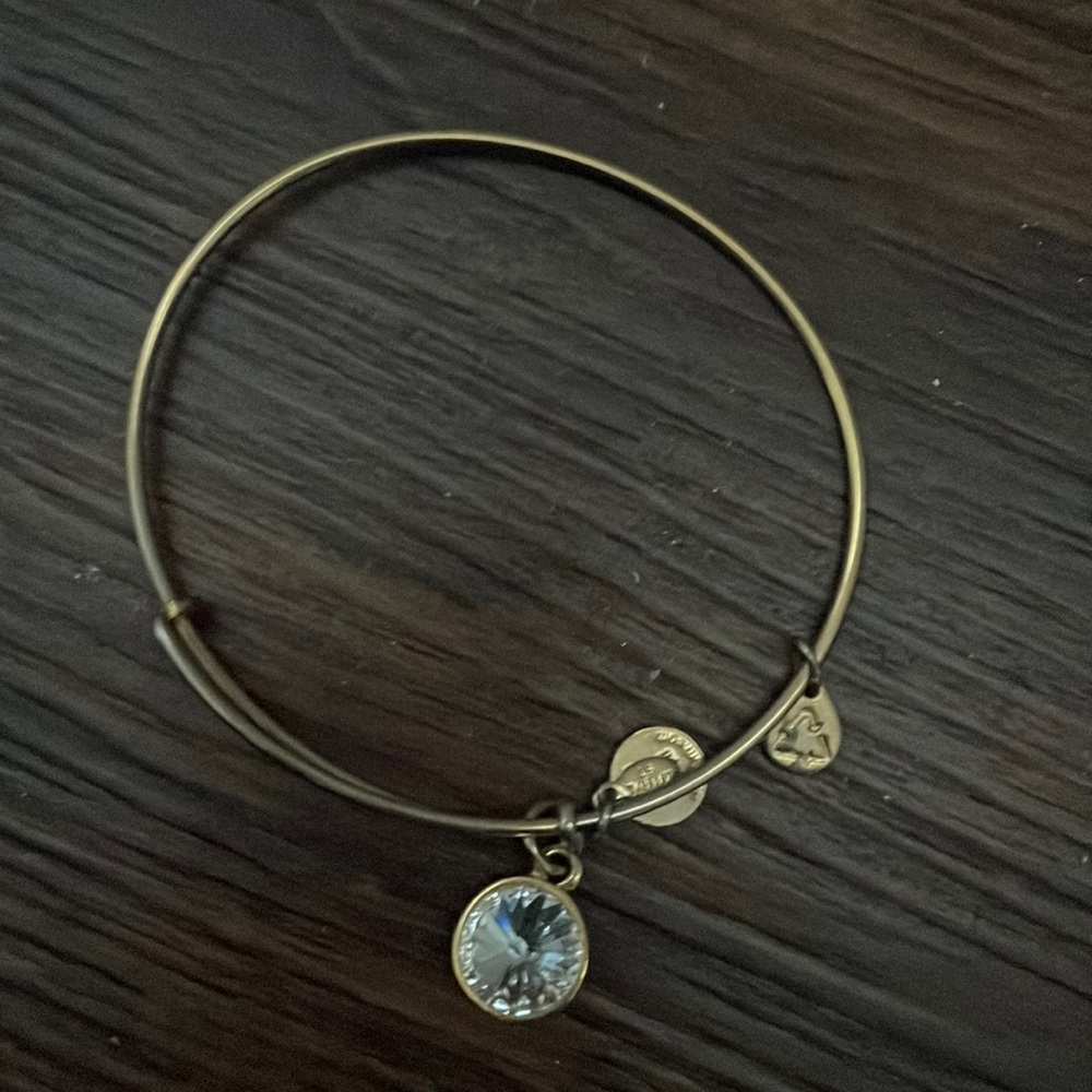 Alex and Ani Bracelet April Birthstone Crystal Diamond